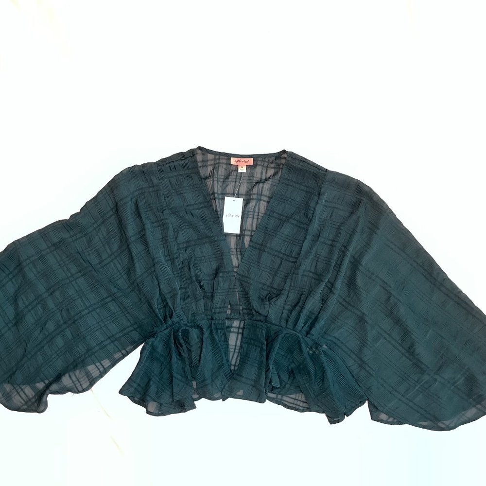 Sinched Waist Cover / Wrap Blouse